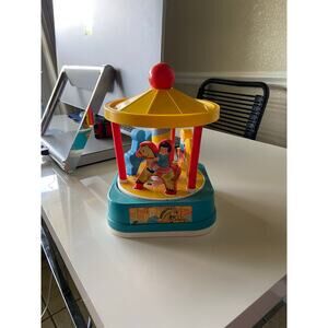 Chicco Vintage Musical Carousel Wind Up Merry Go Round